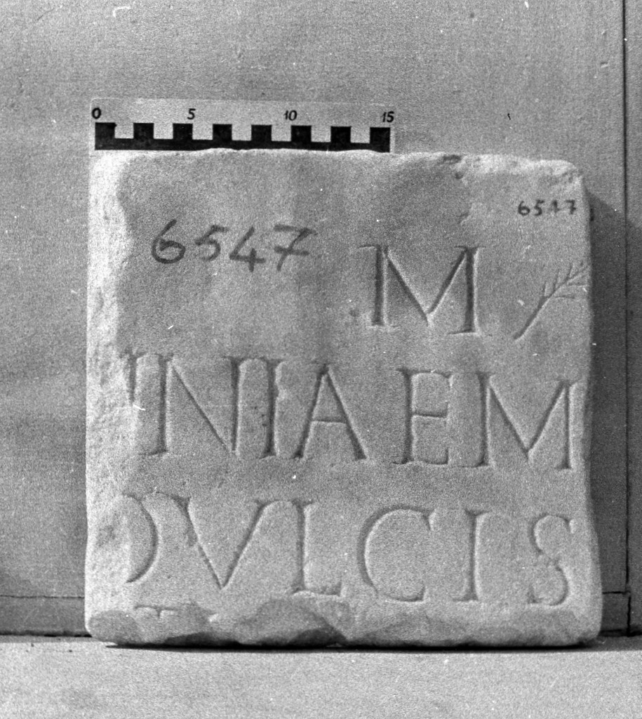 lastra iscritta (secc. I d.C.-II d.C)