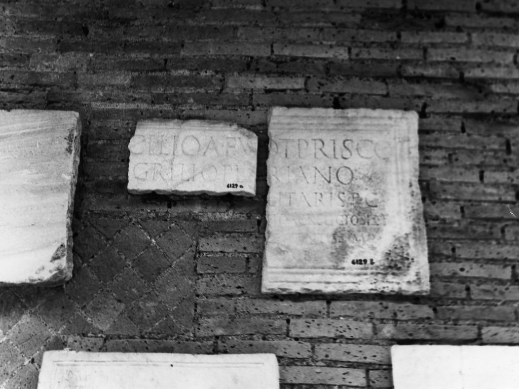 lastra iscritta (sec. II d.C)