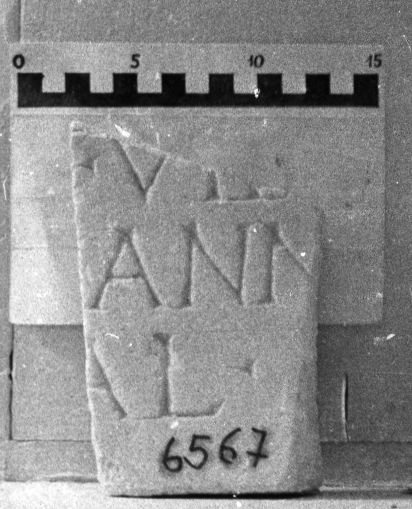 lastra iscritta (sec. III d.C)