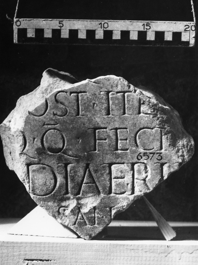 lastra iscritta (secc. II d.C.-III d.C)