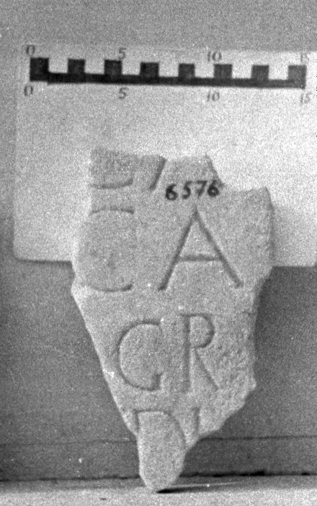 lastra iscritta (secc. II d.C.-III d.C)