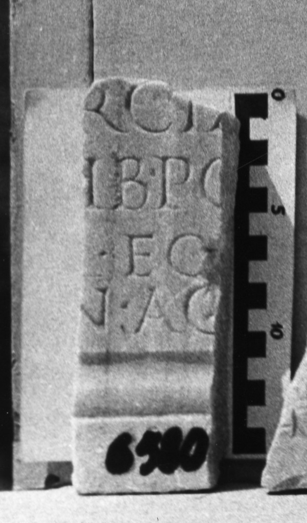 lastra iscritta (secc. II d.C.-III d.C)