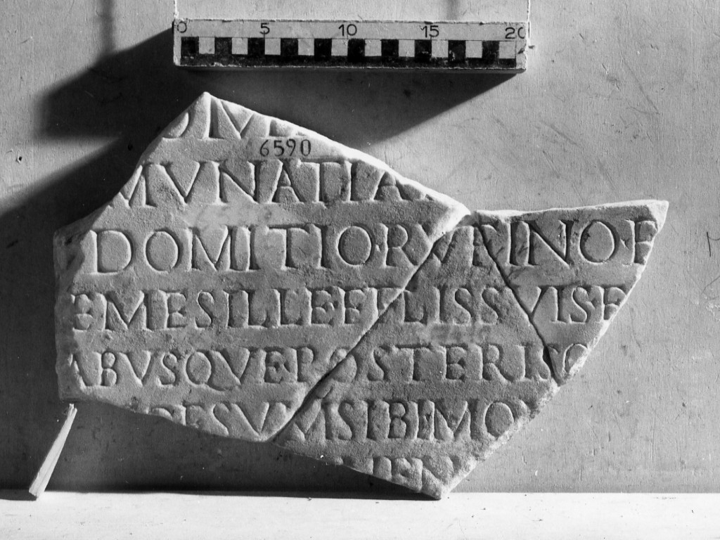 lastra iscritta (sec. II d.C)