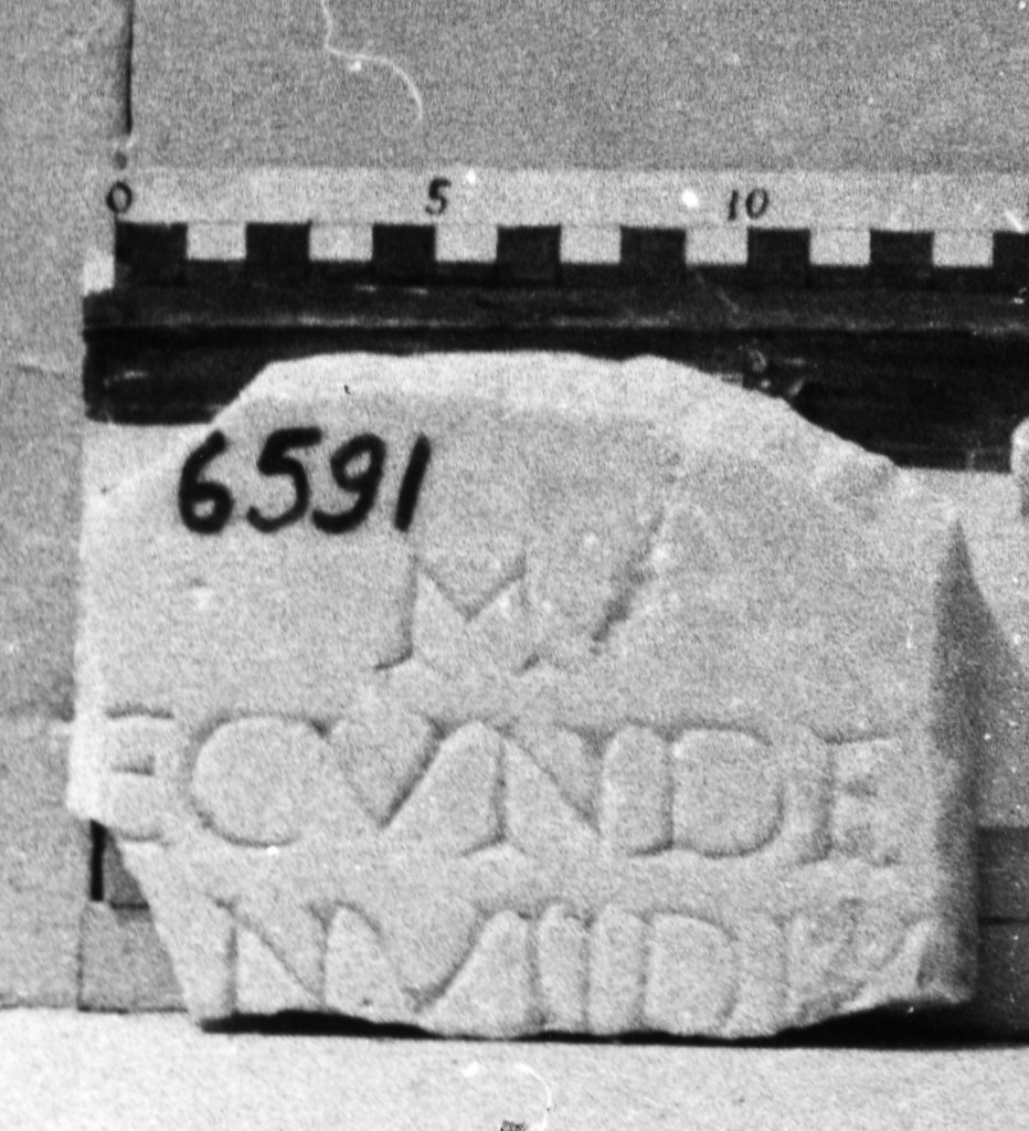 lastra iscritta (sec. III d.C)