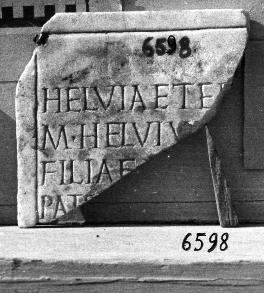 lastra iscritta (sec. III d.C)