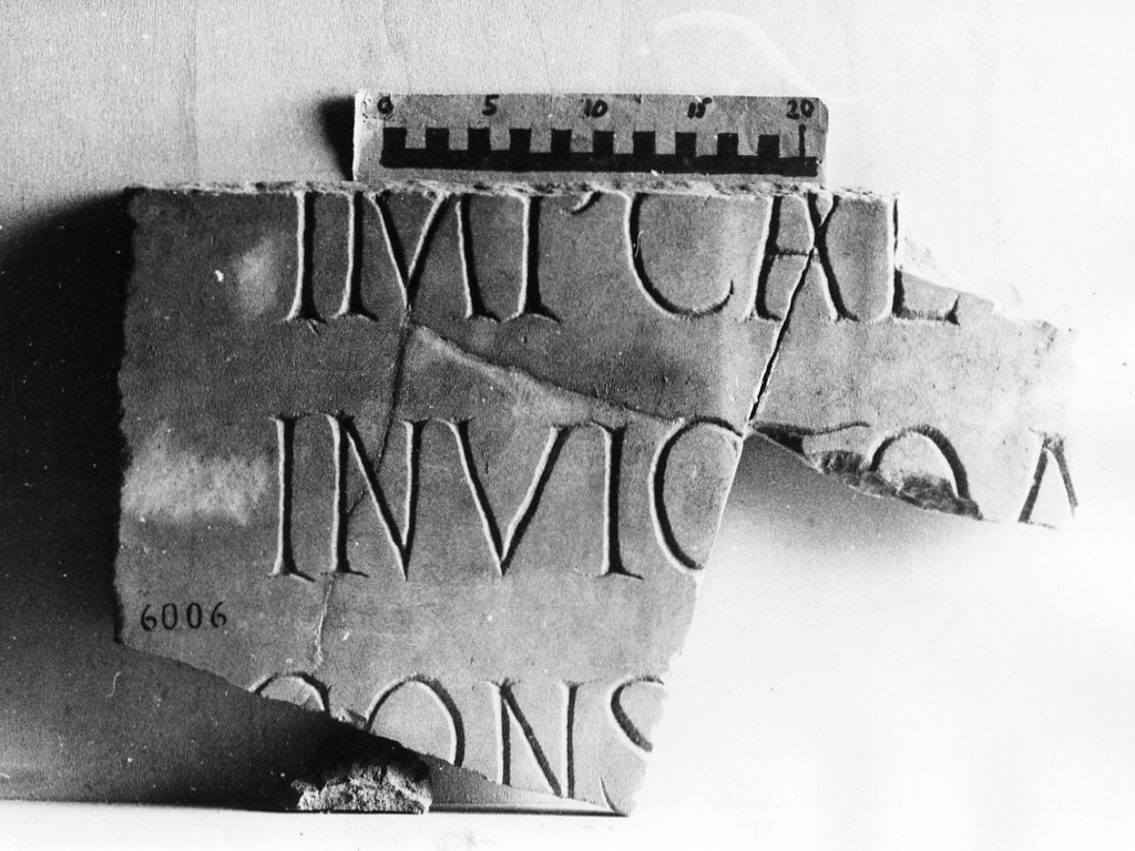 lastra iscritta (secc. II d.C.-III d.C)