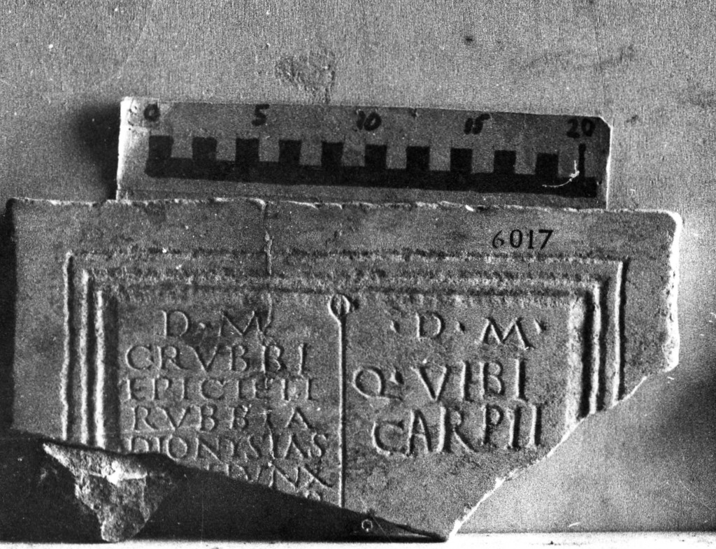 lastra iscritta (sec. II d.C)