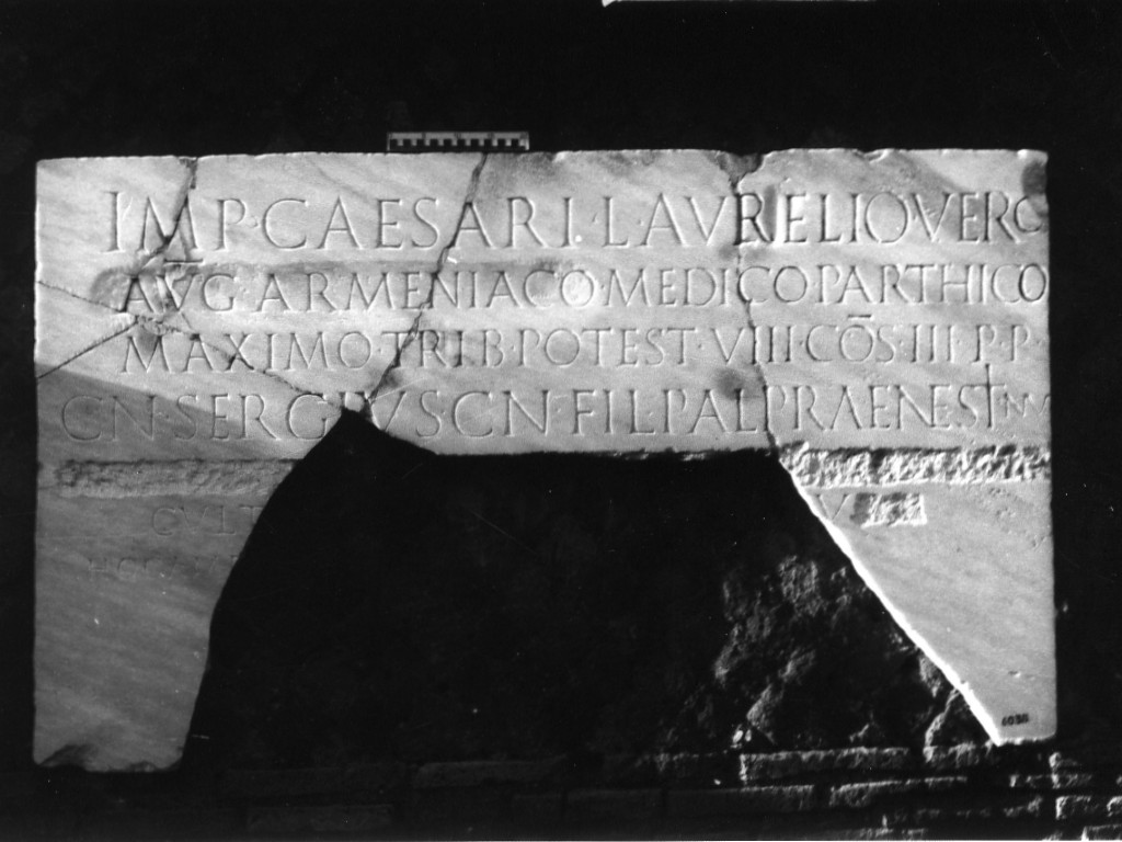 lastra iscritta (sec. II d.C)