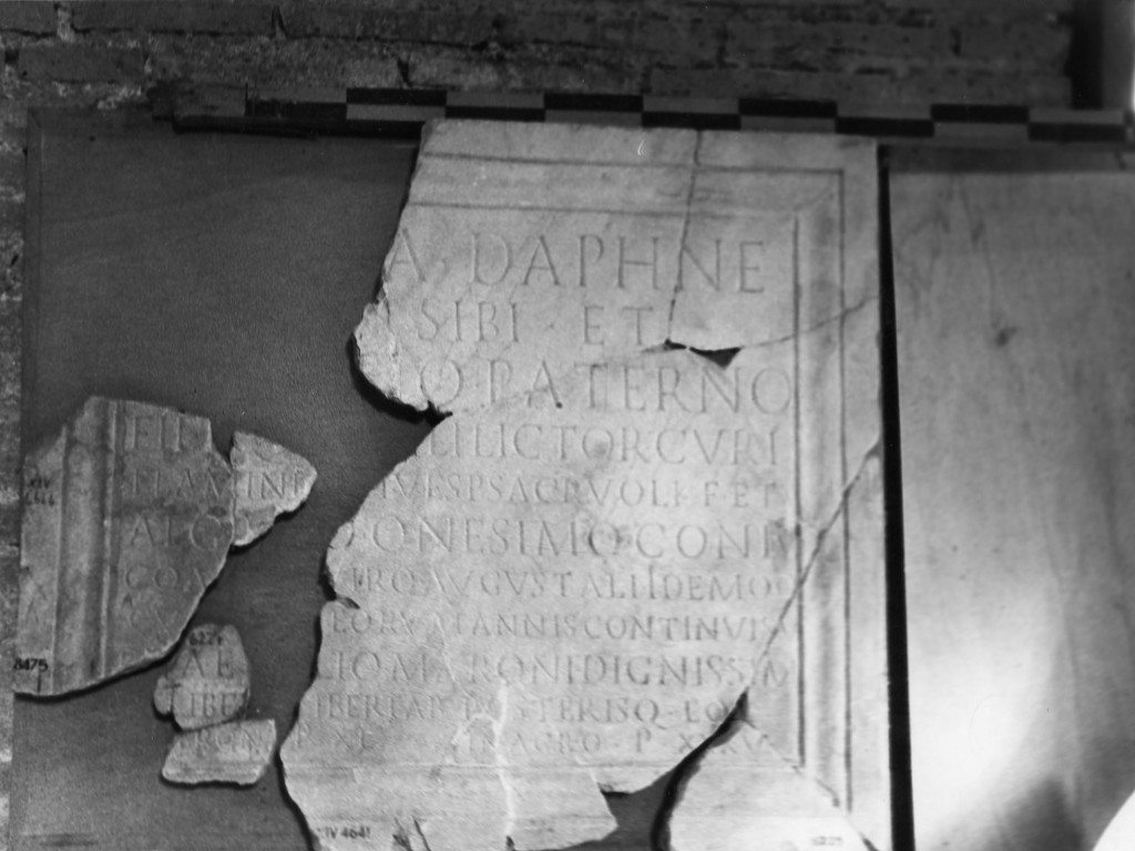 lastra iscritta (sec. II d.C)