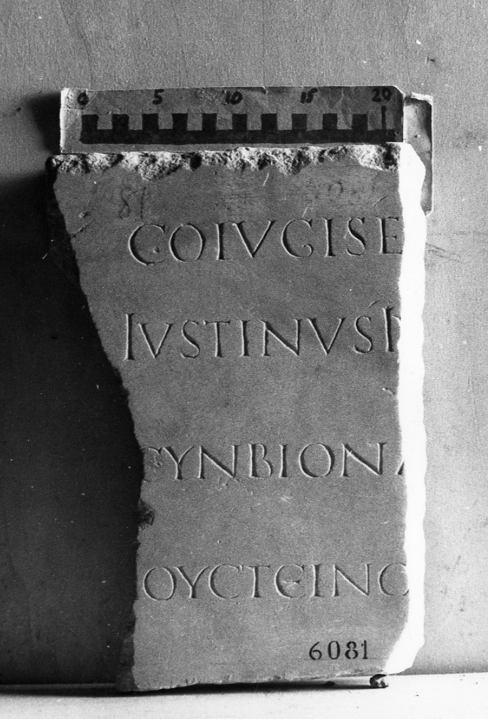 lastra iscritta (sec. II d.C)