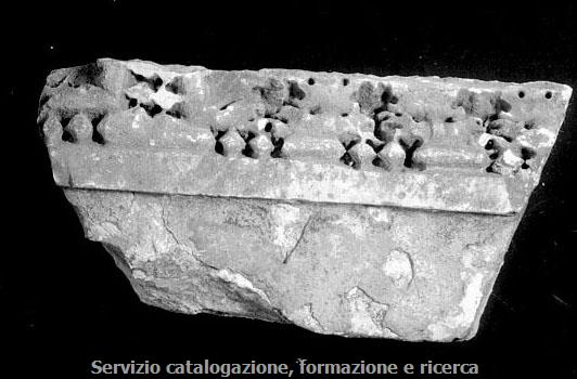 cornice/ frammento (ultimo quarto sec. I d.C)