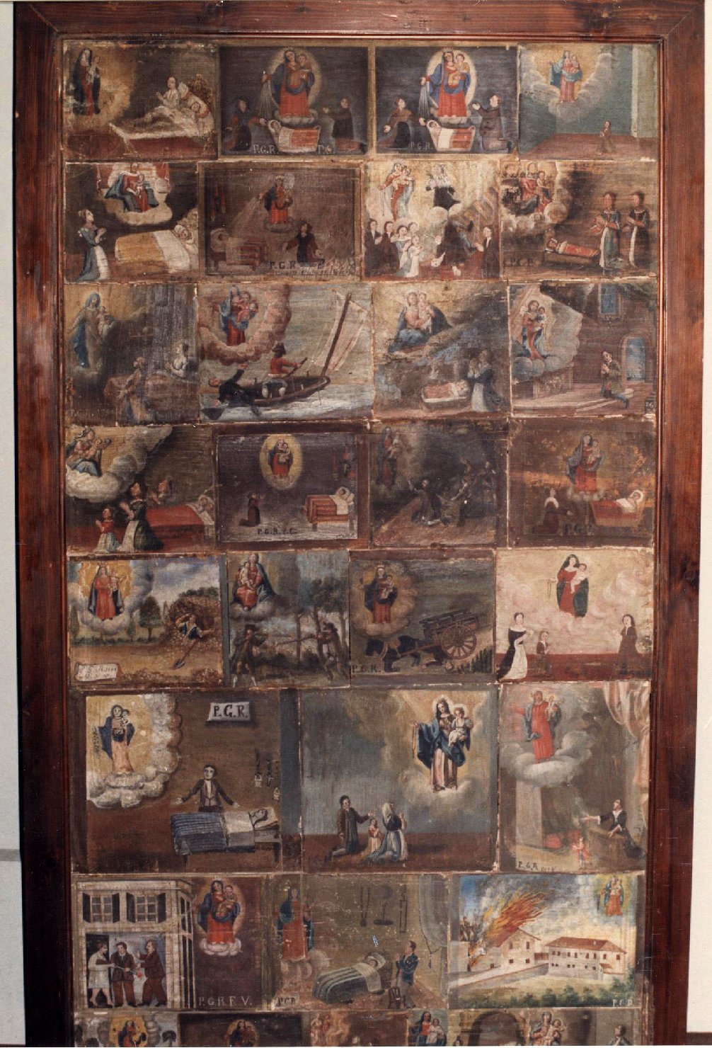 ex voto, serie - ambito lombardo (secc. XVIII/ XIX)