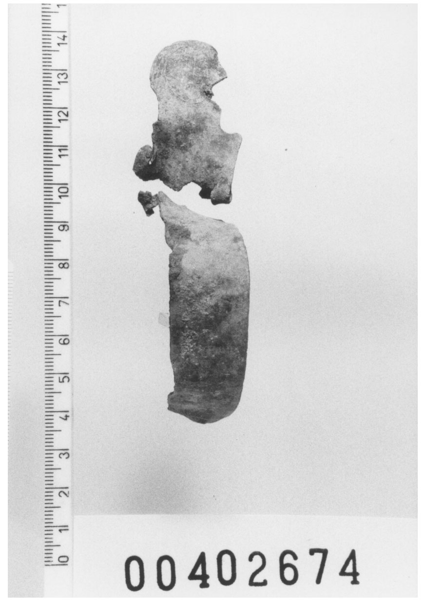 Figura antropomorfa (Lamina) (Fine VI a.C, V a.C)