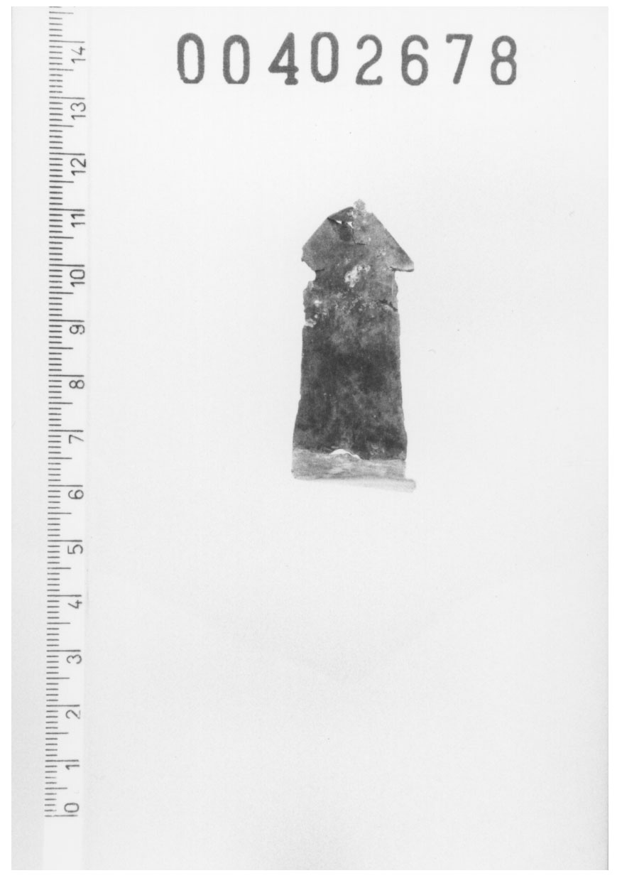 Figura antropomorfa (Lamina) (Fine VI a.C, V a.C)
