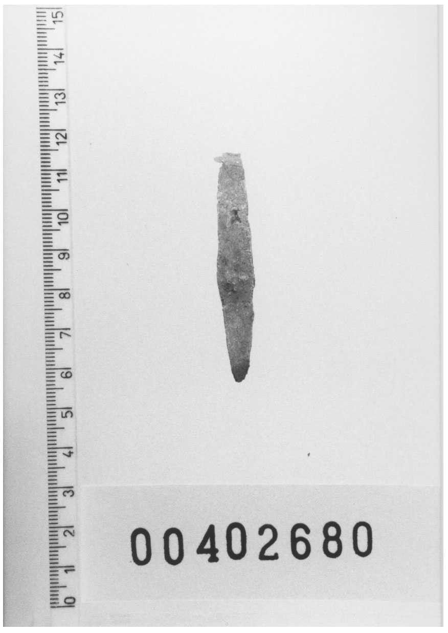 Figura antropomorfa (Lamina) (Fine VI a.C, V a.C)