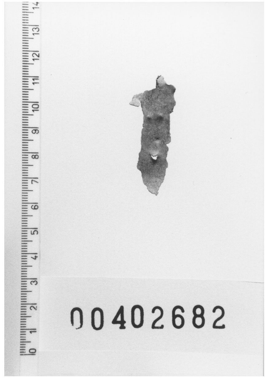 Figura antropomorfa (Lamina) (Fine VI a.C, V a.C)