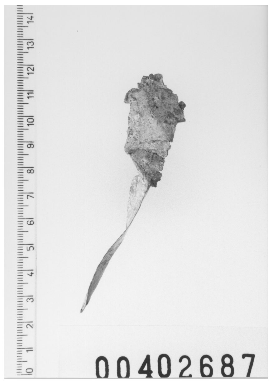 Figura antropomorfa (Lamina) (Fine VI a.C, V a.C)