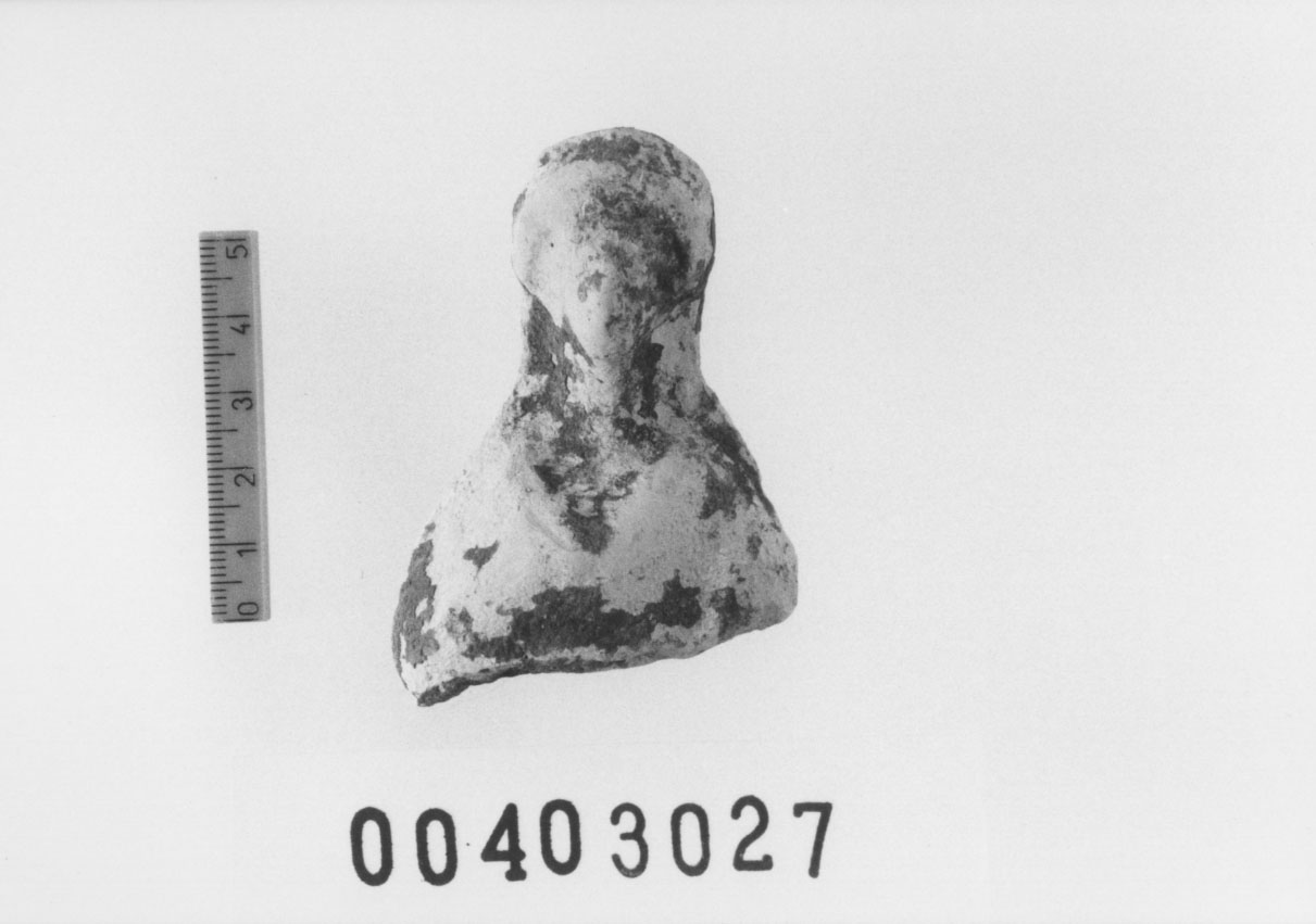 Figura femminile (Testa di statuetta) (III a.C, II a.C)
