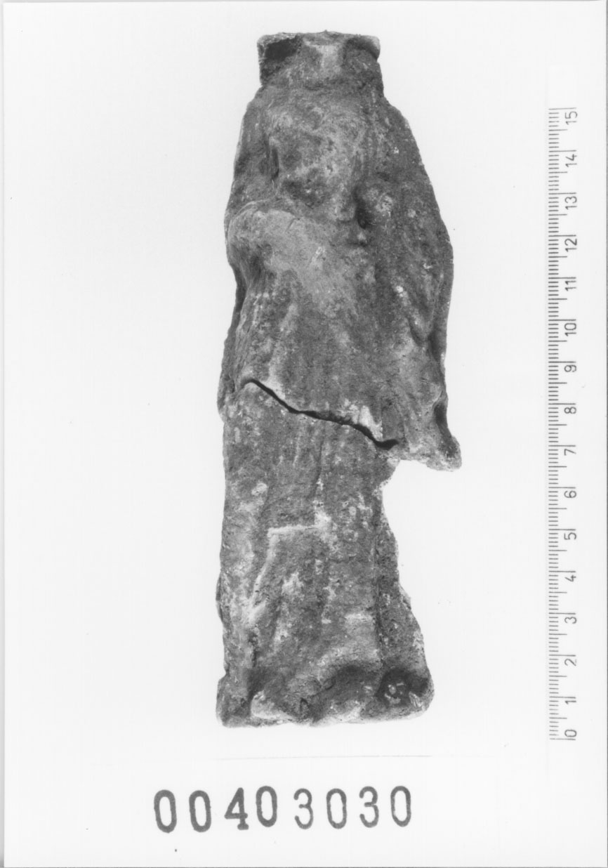 Figura femminile (Testa di statuetta) (III a.C, II a.C)