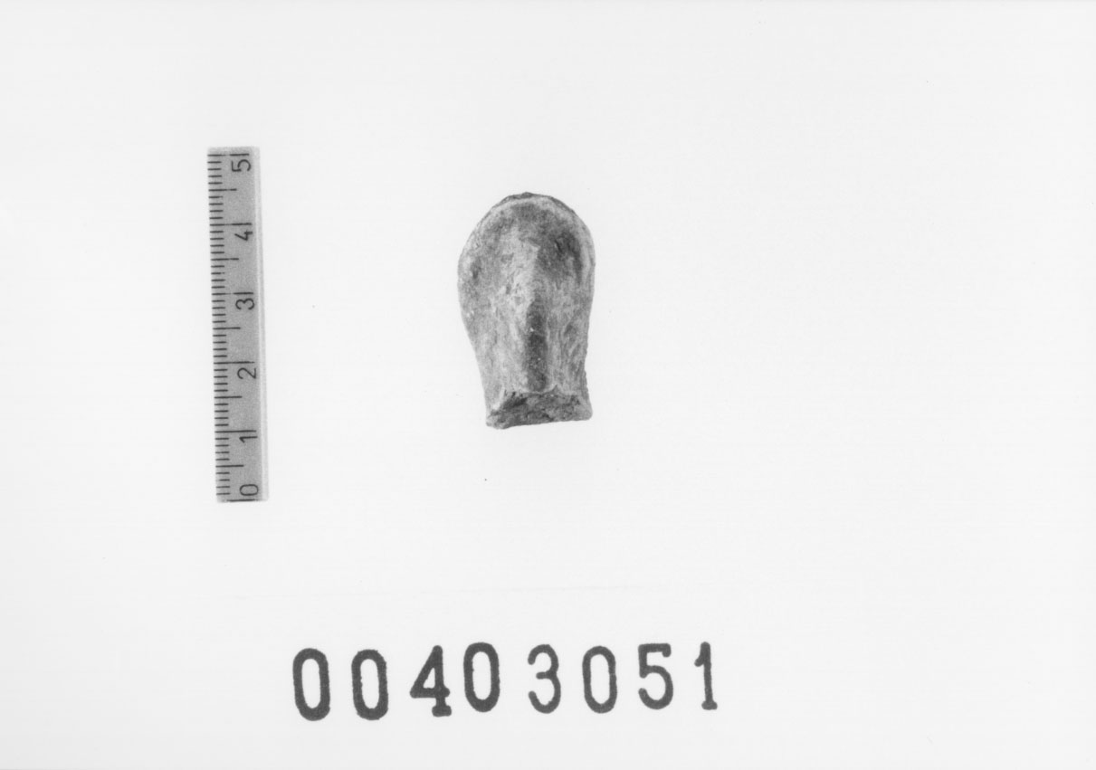 Figura femminile (Testa di statuetta, Comella, gruppo C I a 10) (III a.C, II a.C, I a.C)