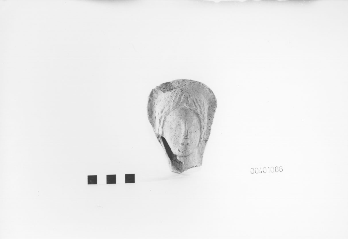 testa/ votiva - produzione locale (III a.C)