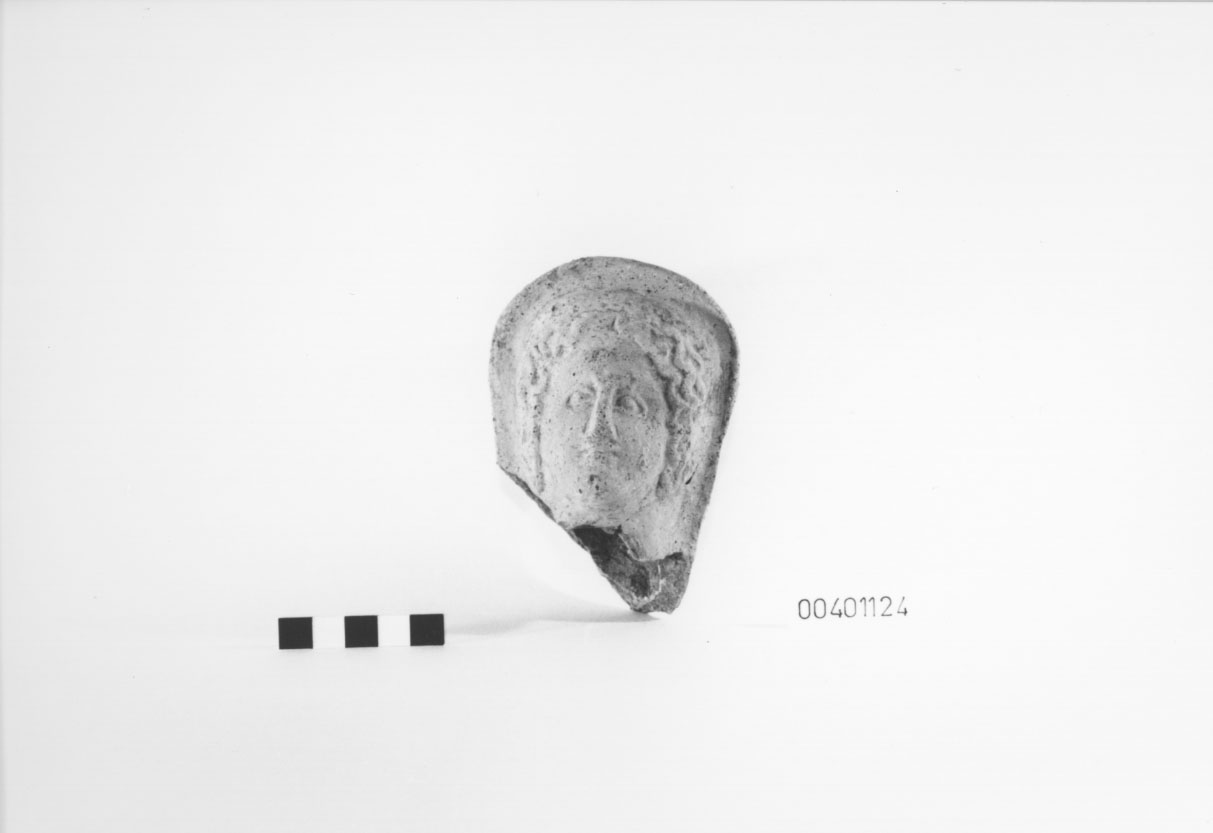 testa/ votiva - produzione locale (III a.C)
