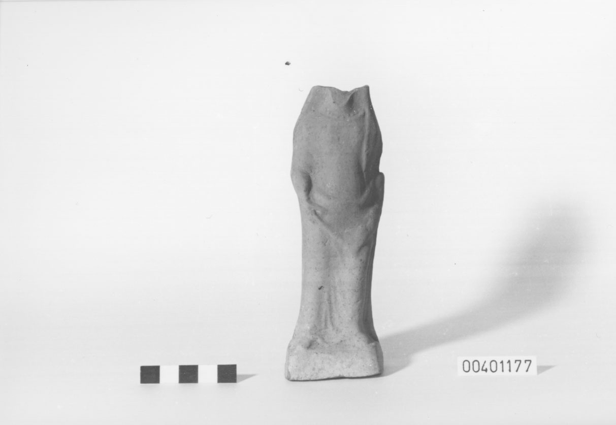 figura femminile gravida (statuetta/ votiva, femminile) - produzione locale (III-II a.C)