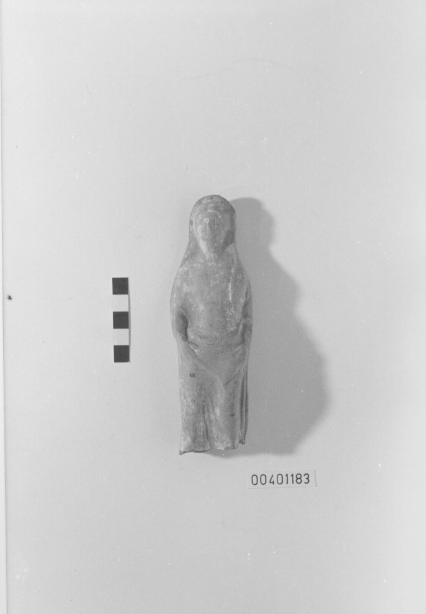 figura di donna gravida (statuetta/ votiva, femminile) - produzione locale (III-II a.C)