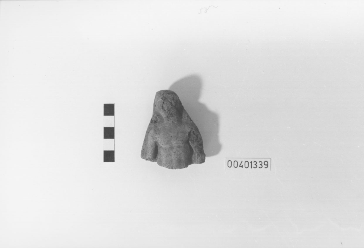 statuetta/ votiva, maschile - produzione locale (III a.C)