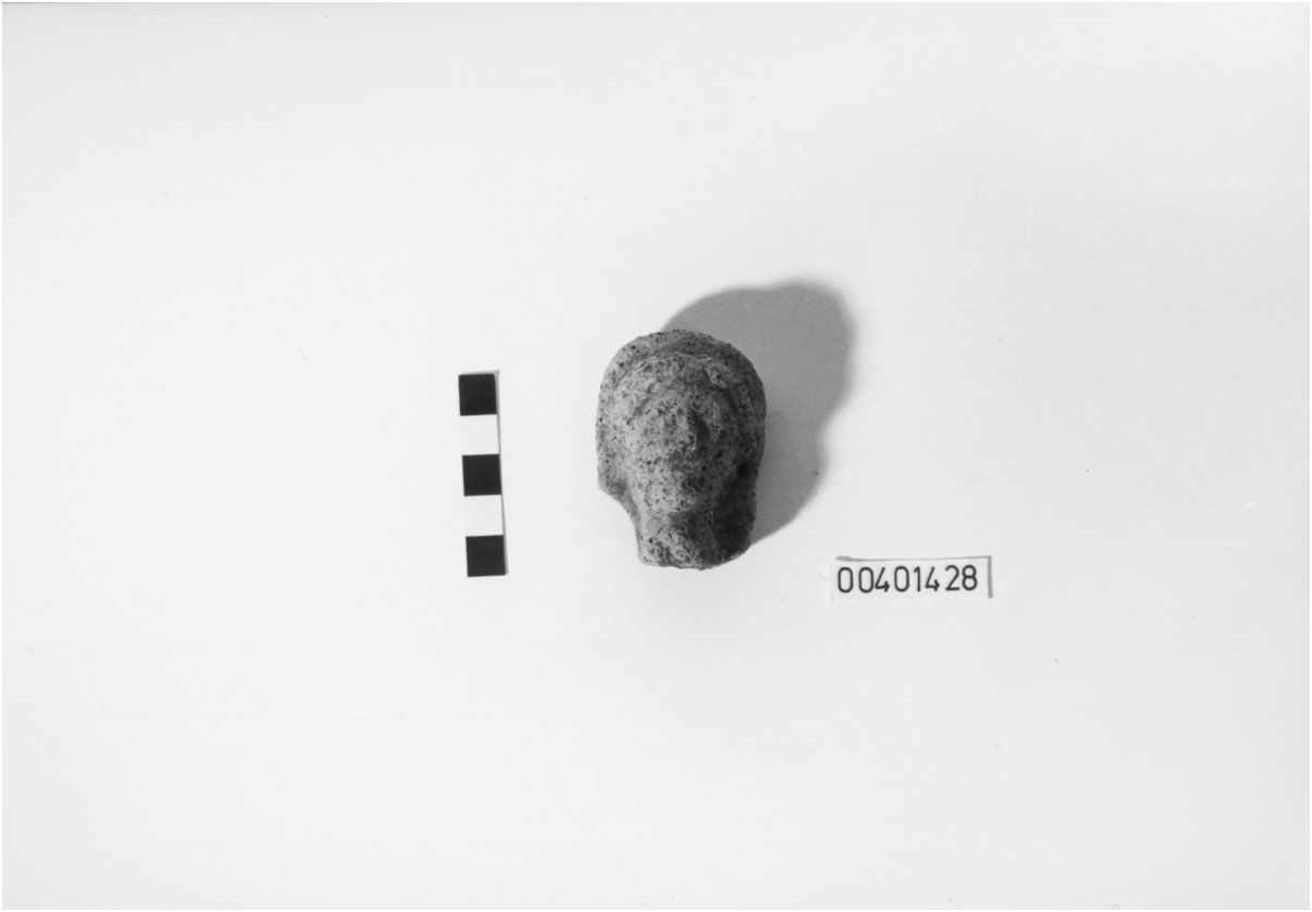 testa/ votiva - produzione locale (IV-II a.C)