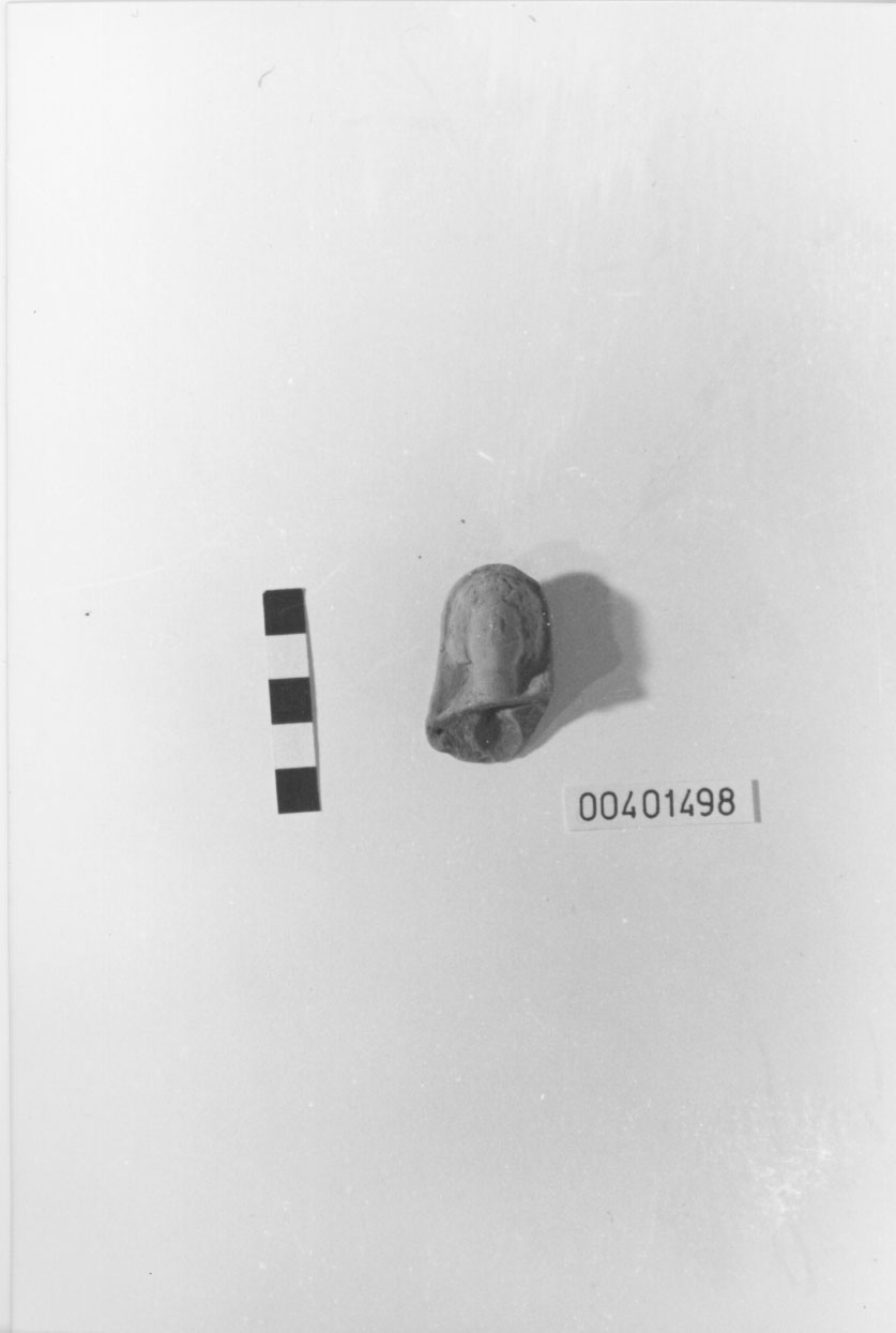 figura femminile (statuetta/ votiva, testa) - Spagna (Forni della Betica e della Tarraconensis) (III-II a.C)