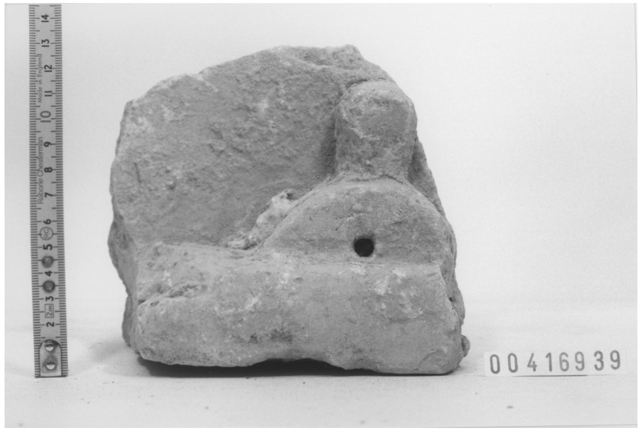 Lastra di rivestimento/ frammento (II a.C, I a.C)