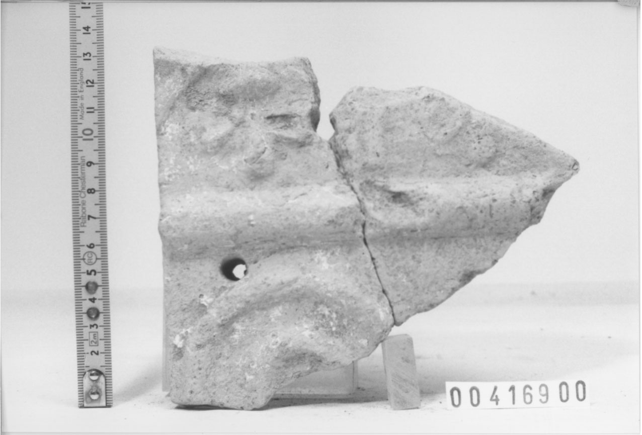 Lastra di rivestimento/ frammento (III a.C, II a.C)