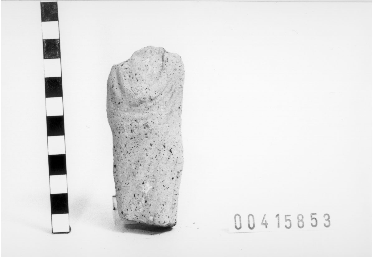 Figura maschile (Statuetta votiva/ frammento) (II a.C)