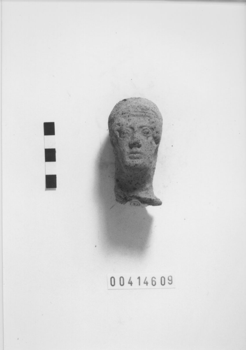 Figura maschile (Testa votiva) (Fine IV a.C)