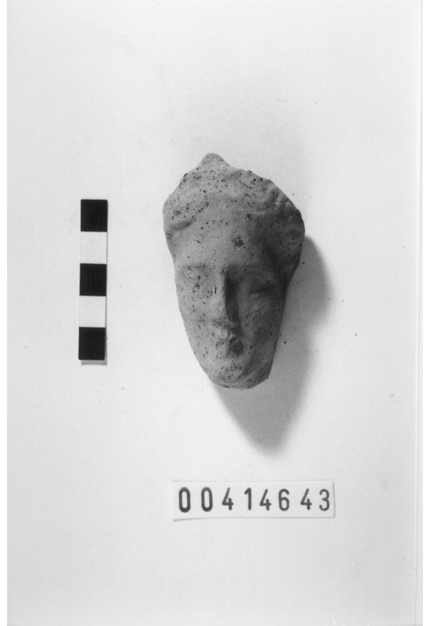 Testa votiva/ frammento (Fine IV a.C)