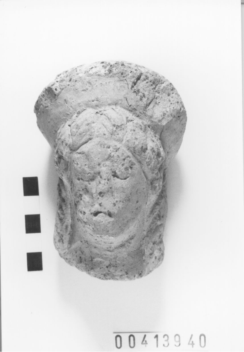 Figura femminile velata (Testa votiva) (III a.C, II a.C)