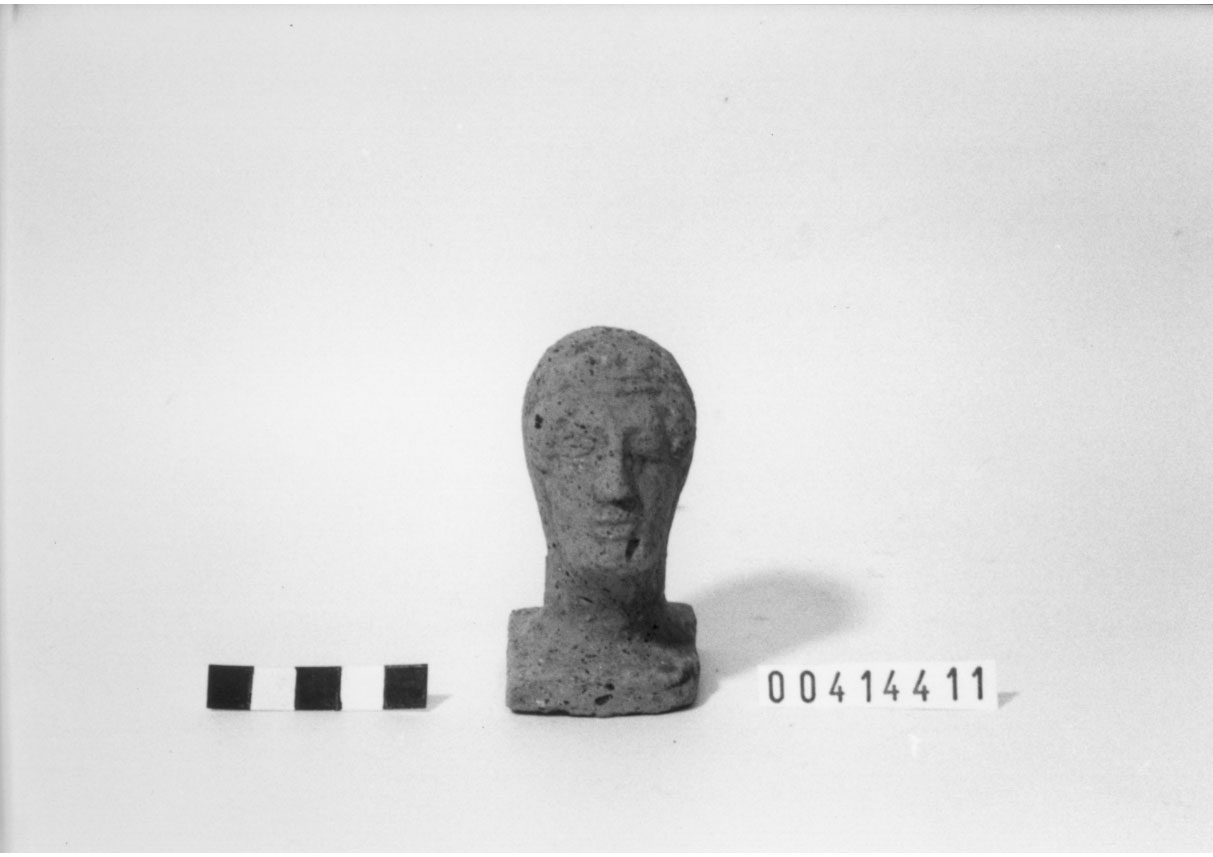 Figura maschile (Testa votiva) (Fine IV a.C)