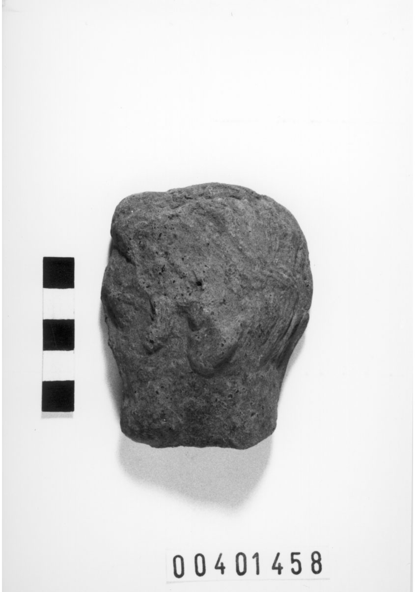 Figura maschile (Mezza testa votiva) (IV a.C, III a.C)