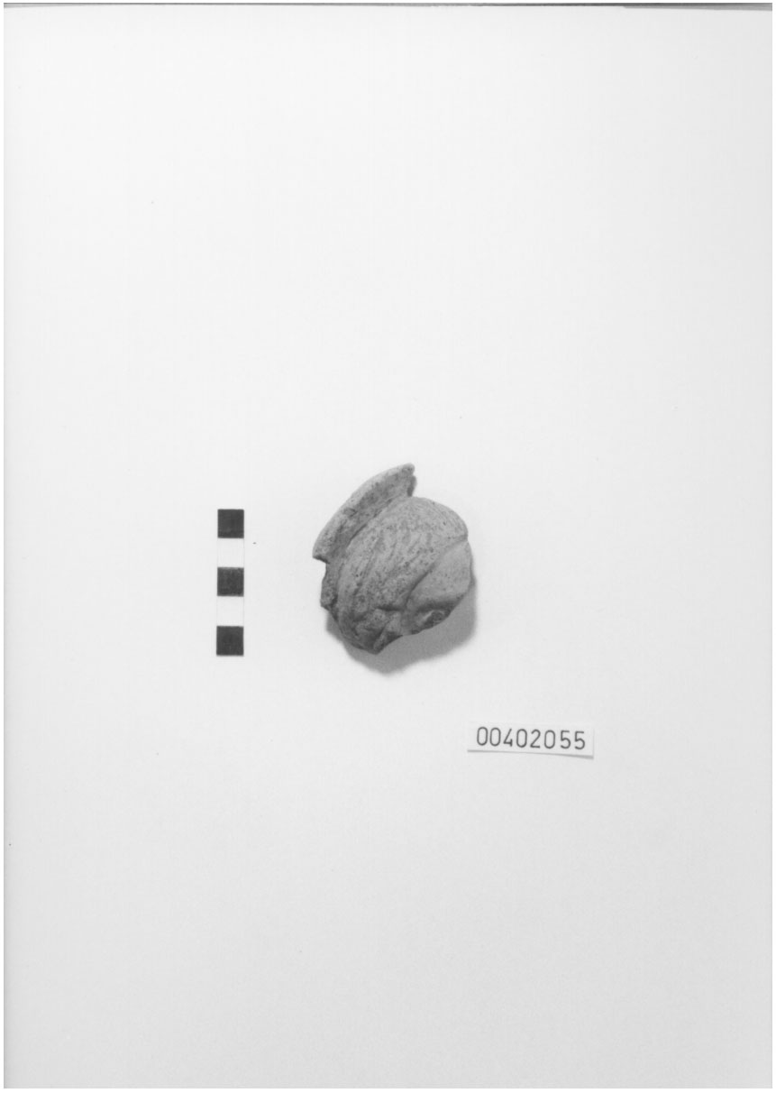 figura femminile (Testa votiva/ frammento) (IV a.C)