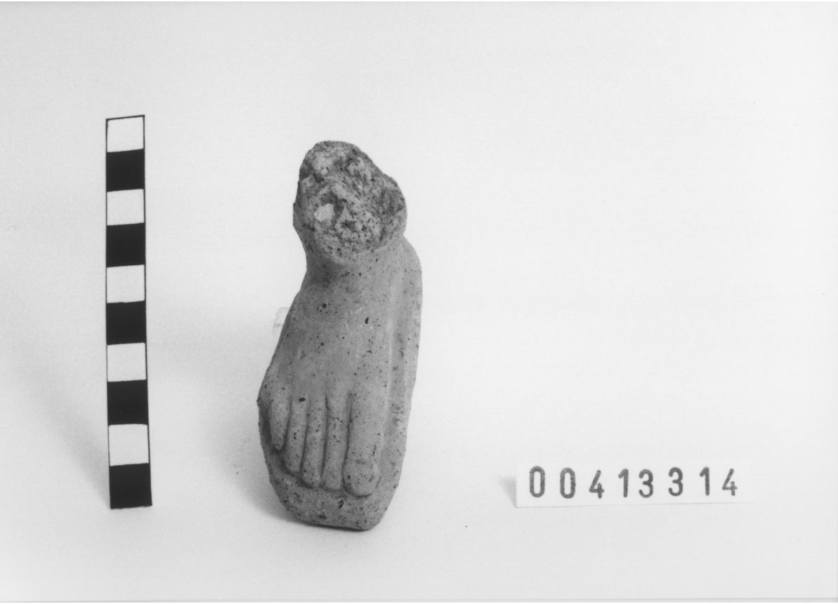 Piede destro (Votivo anatomico/ frammento) (III a.C, II a.C)