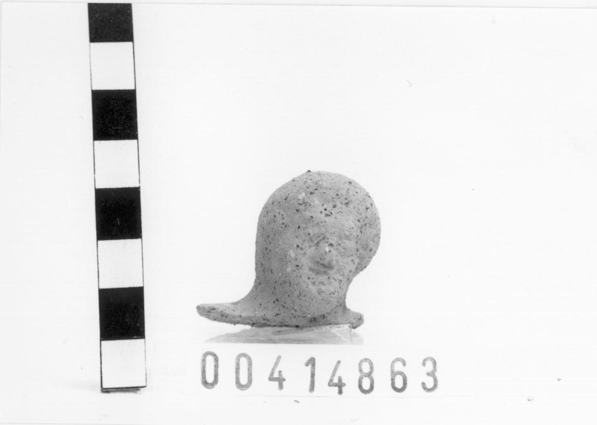 Figura maschile (Statuetta votiva/ frammento) (III a.C, II a.C)