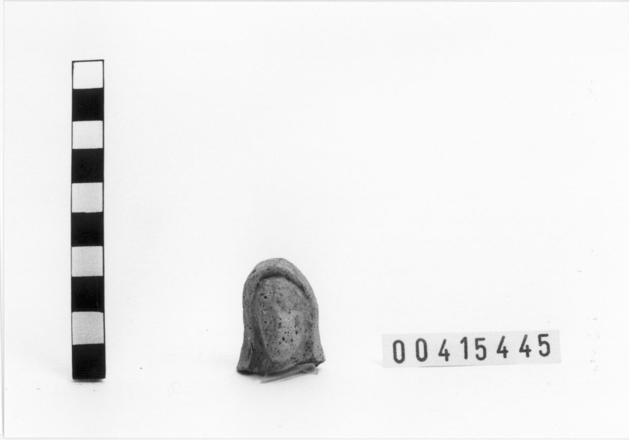 Figura maschile velata (Statuetta votiva/ frammento) (II a.C)