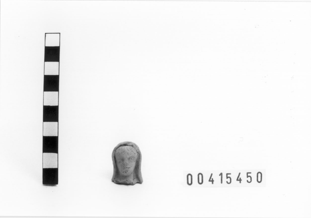 Figura maschile (?) (Statuetta votiva/ frammento) (II a.C)