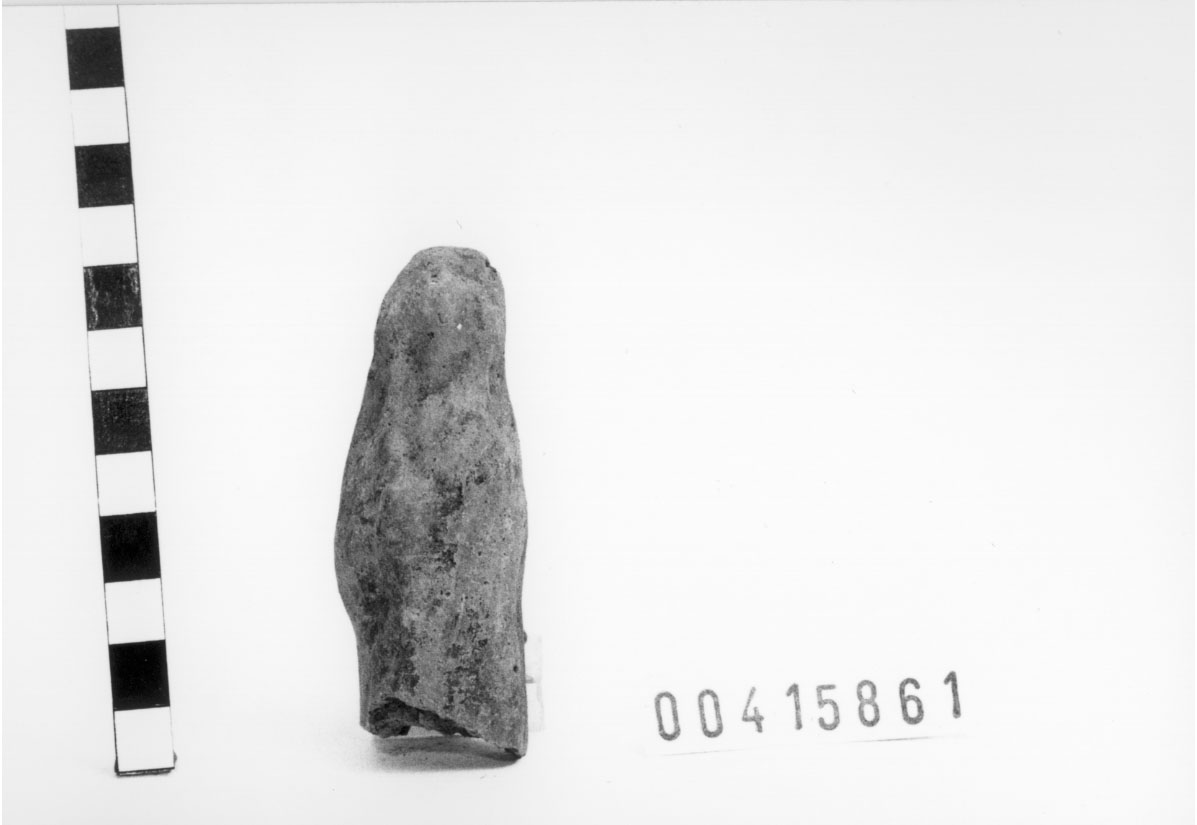 Figura maschile (Statuetta votiva/ frammento) (II a.C)