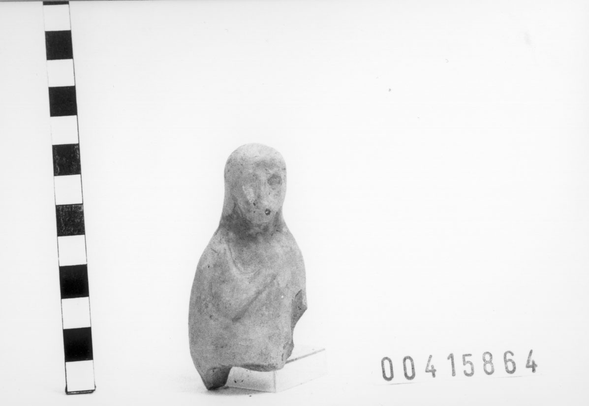 Figura maschile (Statuetta votiva/ frammento) (II a.C)