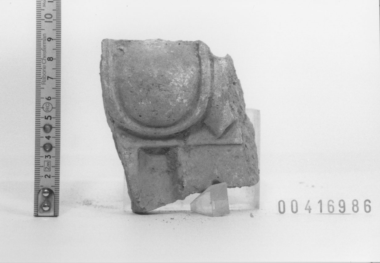 Lastra di rivestimento/ frammento (II a.C, I a.C)