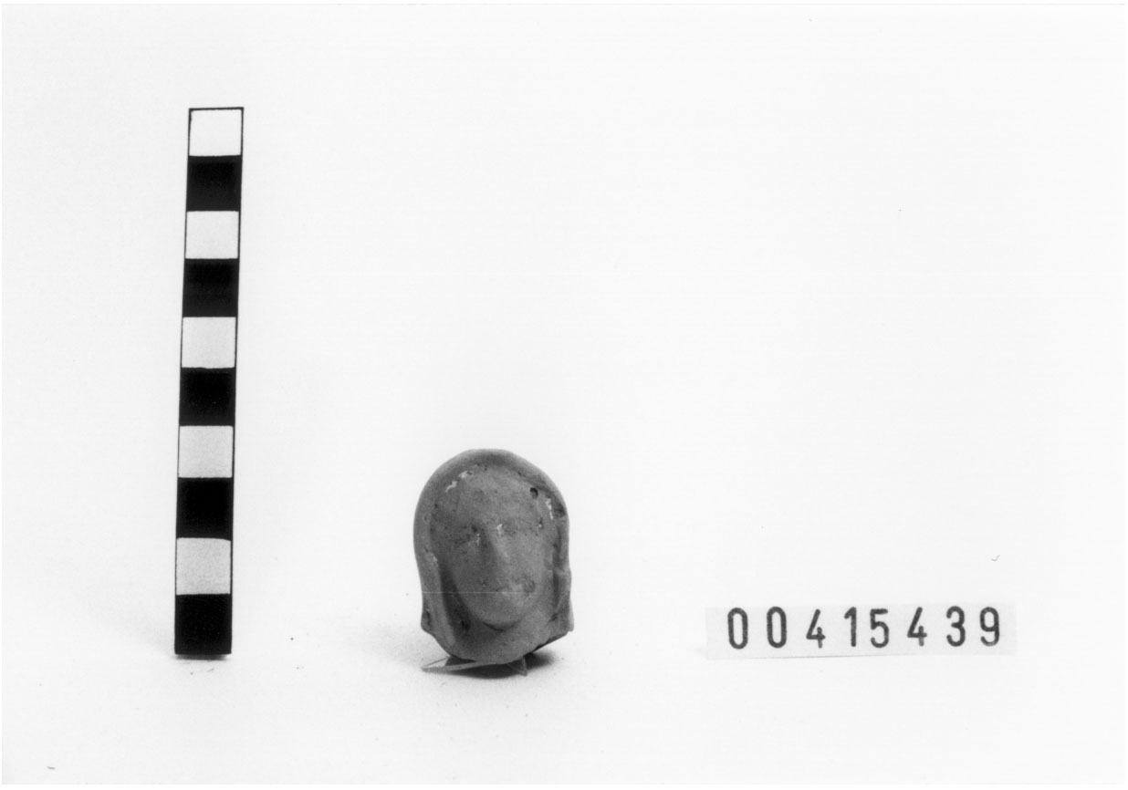 Figura maschile velata (Statuetta votiva/ frammento) (inizio II a.C, I a.C)