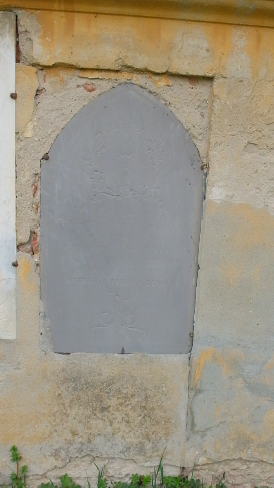 stele funeraria - ambito ebraico (ultimo quarto XIX)