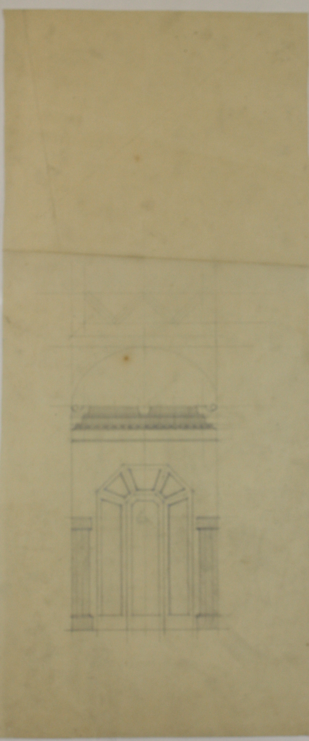 disegno architettonico di Bruno Slocovich - ambito italiano (prima metà XX)